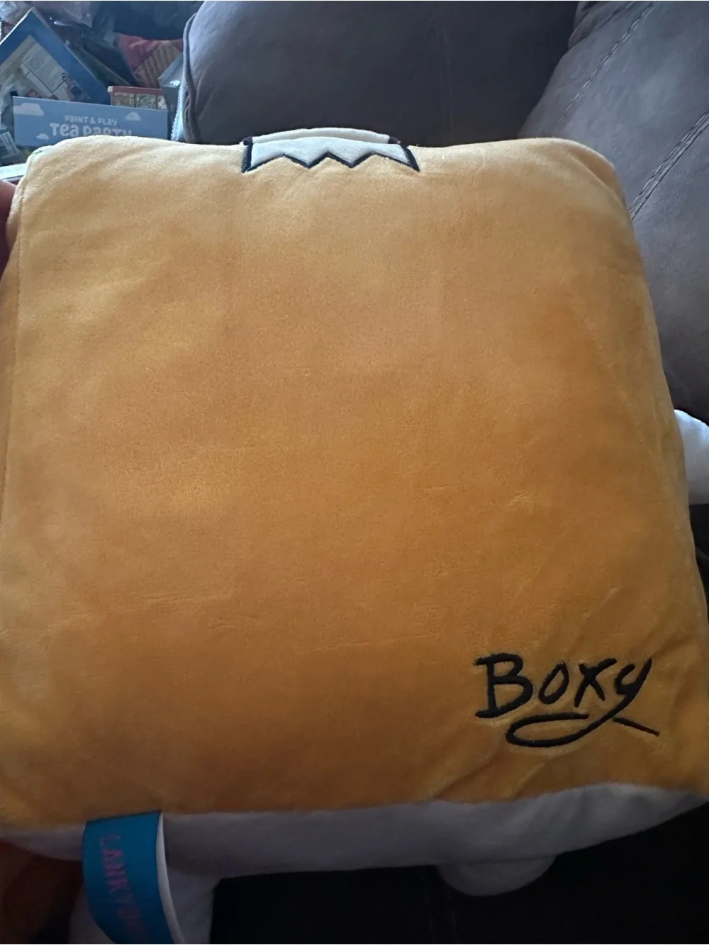 Jumbo Plush Boxy Character Toy - lanky box